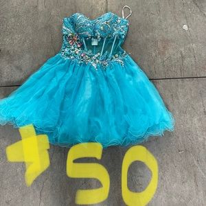 Twirp/Formal dress, sheer mid section